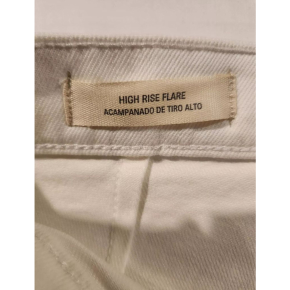 Universal Thread Flare Jeans High Rise White Denim Size 12S - Picture 4 of 9